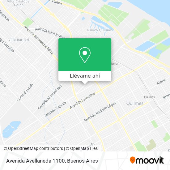 Mapa de Avenida Avellaneda 1100
