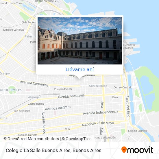 Mapa de Colegio La Salle Buenos Aires