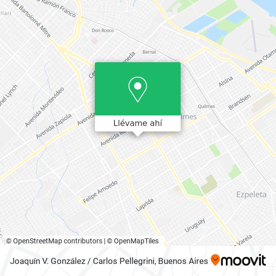 Mapa de Joaquín V. González / Carlos Pellegrini