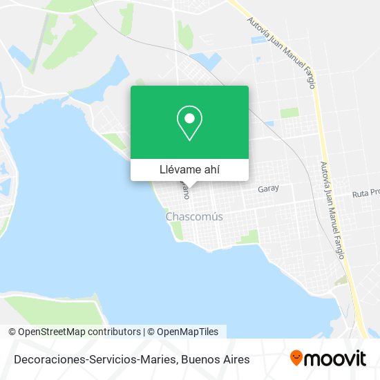 Mapa de Decoraciones-Servicios-Maries