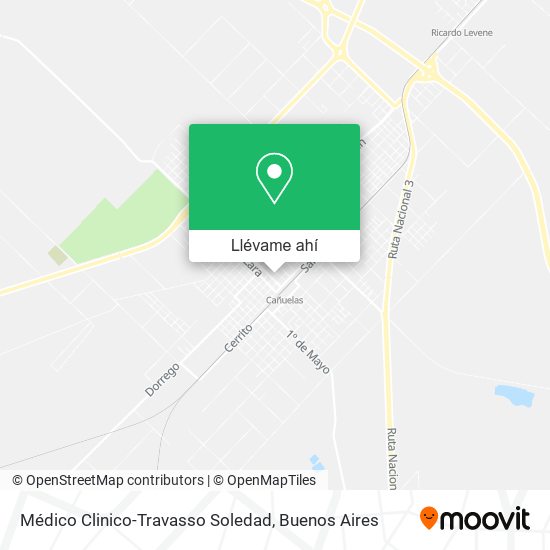 Mapa de Médico Clinico-Travasso Soledad