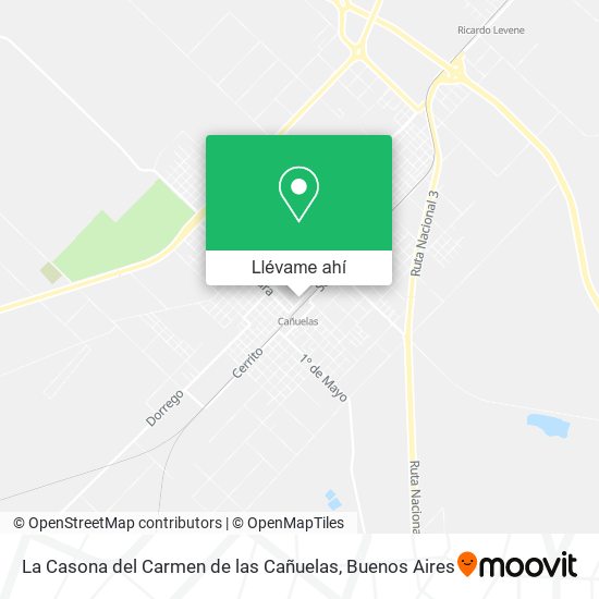 Mapa de La Casona del Carmen de las Cañuelas