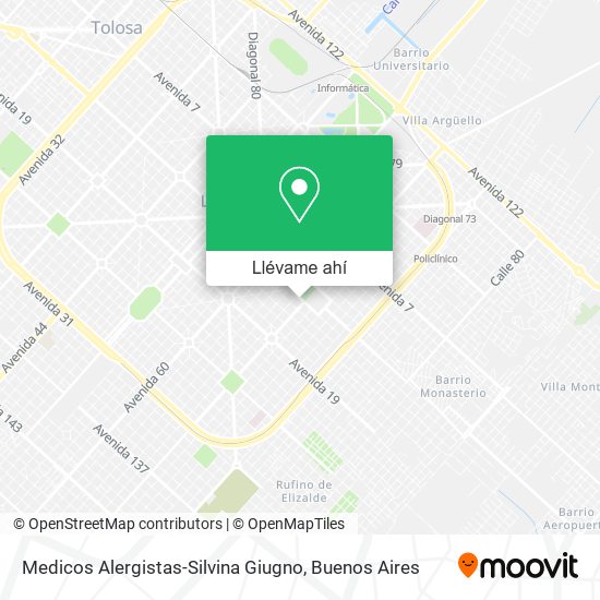 Mapa de Medicos Alergistas-Silvina Giugno