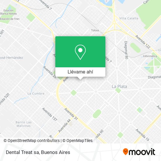 Mapa de Dental Treat sa