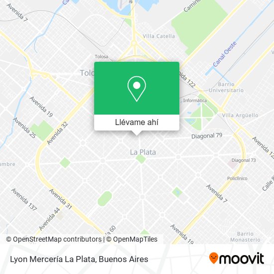 Mapa de Lyon Mercería La Plata