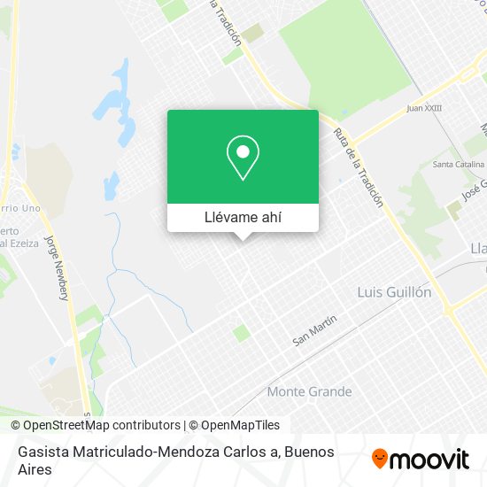 Mapa de Gasista Matriculado-Mendoza Carlos a