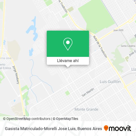 Mapa de Gasista Matriculado-Morelli Jose Luis