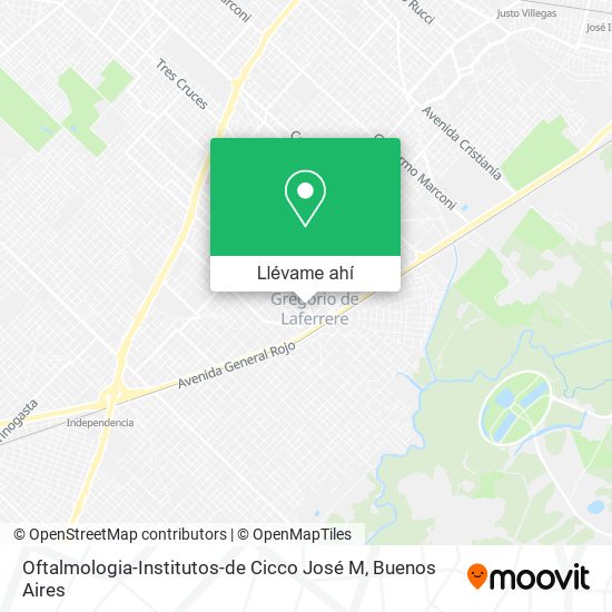 Mapa de Oftalmologia-Institutos-de Cicco José M