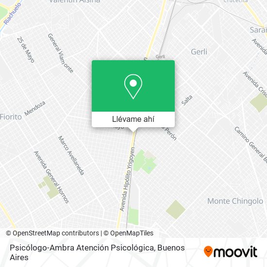 Mapa de Psicólogo-Ambra Atención Psicológica