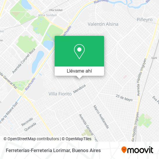 Mapa de Ferreterías-Ferreteria Lorimar