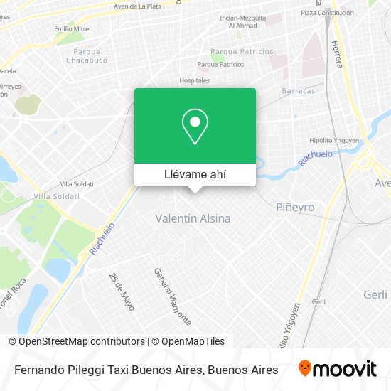 Mapa de Fernando Pileggi Taxi Buenos Aires