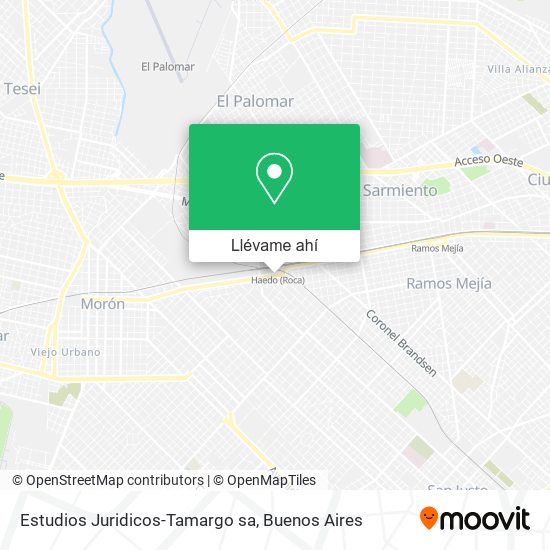 Mapa de Estudios Juridicos-Tamargo sa