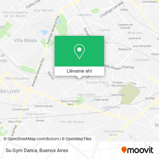 Mapa de Su Gym Dance