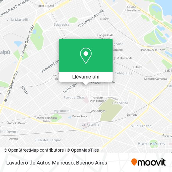 Mapa de Lavadero de Autos Mancuso