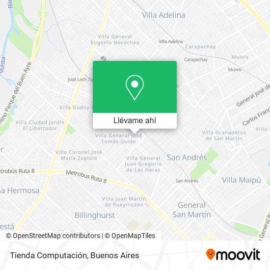 Mapa de Tienda Computación