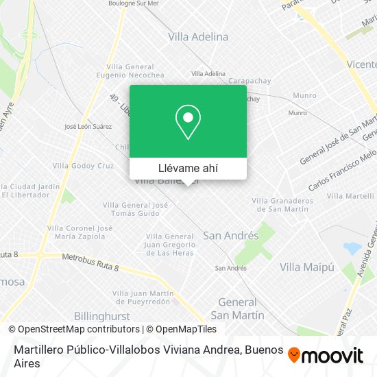 Mapa de Martillero Público-Villalobos Viviana Andrea