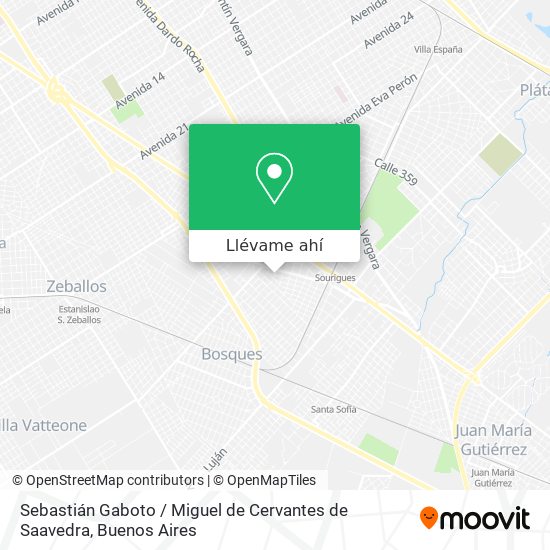 Mapa de Sebastián Gaboto / Miguel de Cervantes de Saavedra