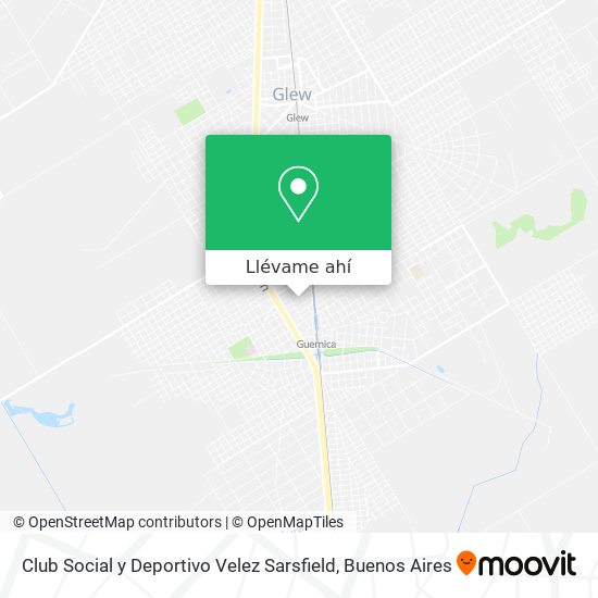 Mapa de Club Social y Deportivo Velez Sarsfield