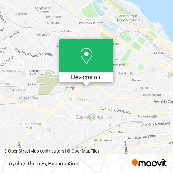 Mapa de Loyola / Thames