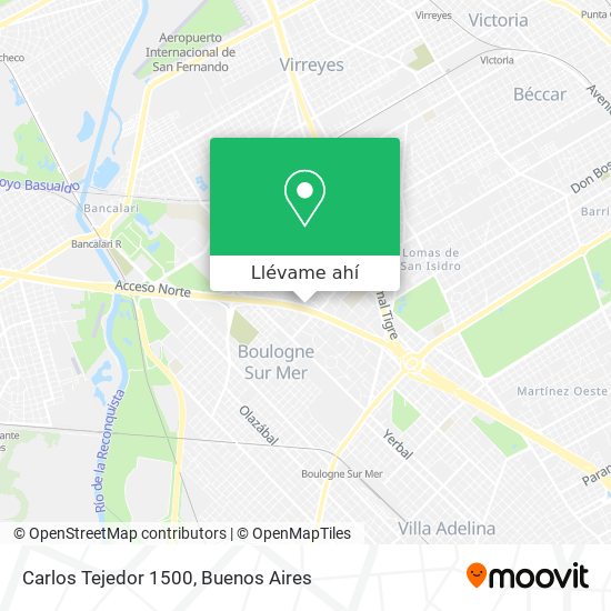 Mapa de Carlos Tejedor 1500