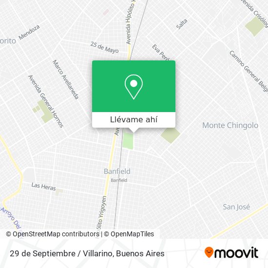 Mapa de 29 de Septiembre / Villarino