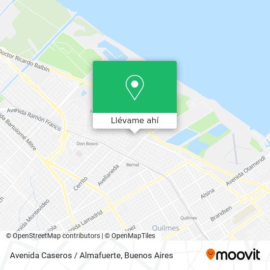 Mapa de Avenida Caseros / Almafuerte