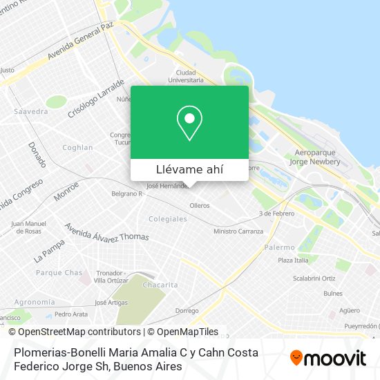 Mapa de Plomerias-Bonelli Maria Amalia C y Cahn Costa Federico Jorge Sh