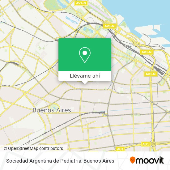 Mapa de Sociedad Argentina de Pediatria