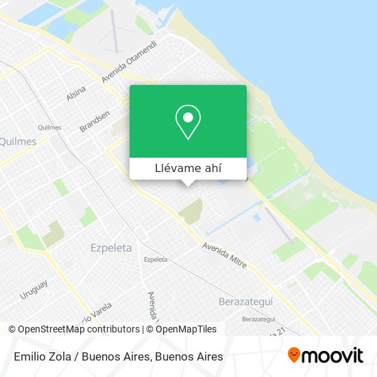 Mapa de Emilio Zola / Buenos Aires