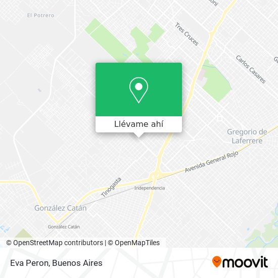 Mapa de Eva Peron