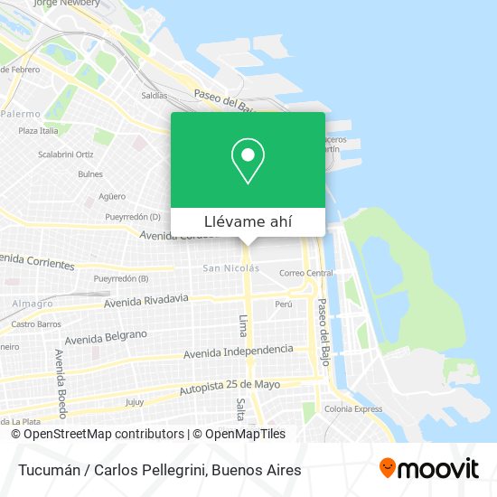 Mapa de Tucumán / Carlos Pellegrini