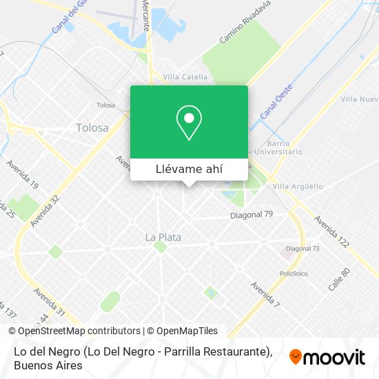 Mapa de Lo del Negro (Lo Del Negro - Parrilla Restaurante)