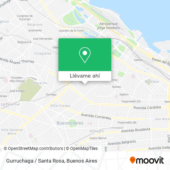 Mapa de Gurruchaga / Santa Rosa
