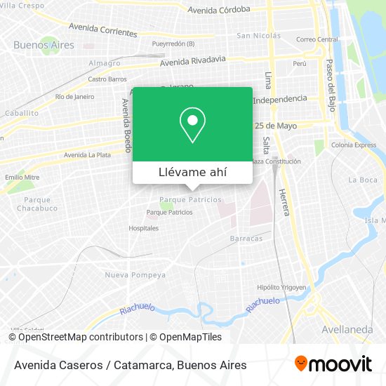 Mapa de Avenida Caseros / Catamarca