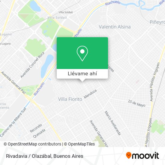 Mapa de Rivadavia / Olazábal
