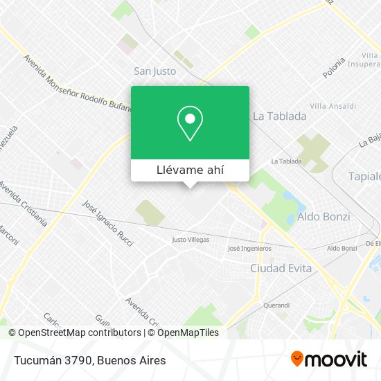 Mapa de Tucumán 3790
