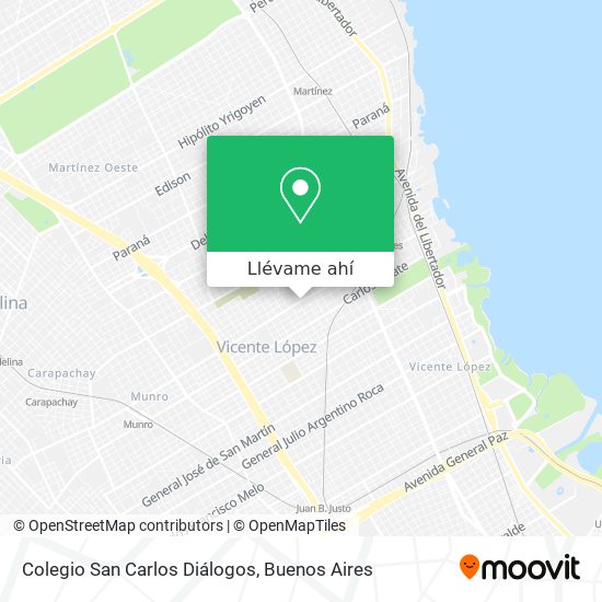 Mapa de Colegio San Carlos Diálogos