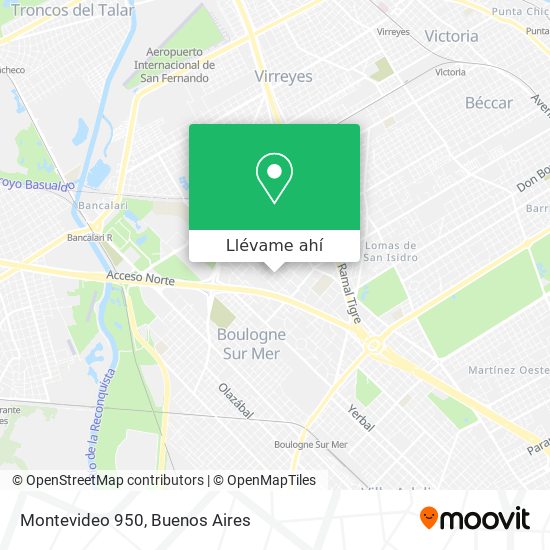 Mapa de Montevideo 950