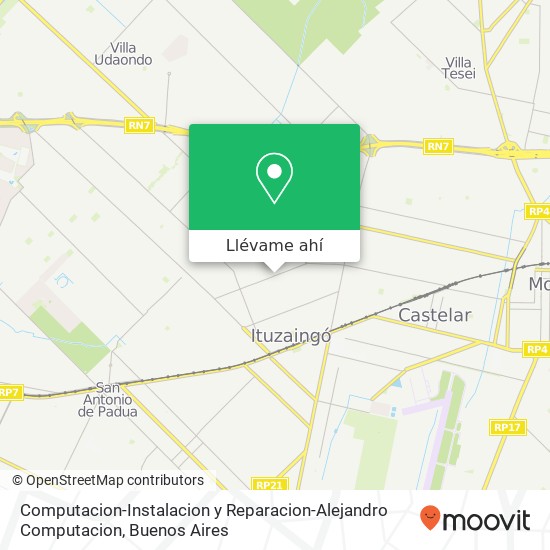 Mapa de Computacion-Instalacion y Reparacion-Alejandro Computacion