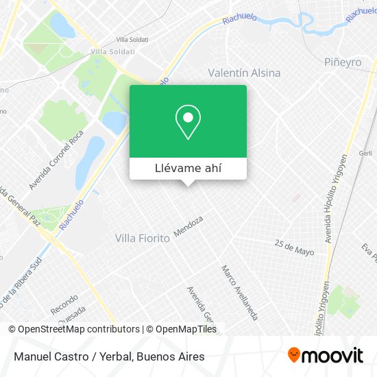 Mapa de Manuel Castro / Yerbal