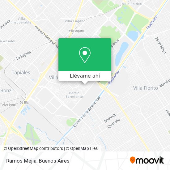 Mapa de Ramos Mejia