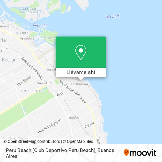 Mapa de Peru Beach (Club Deportivo Peru Beach)