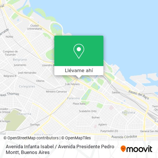 Mapa de Avenida Infanta Isabel / Avenida Presidente Pedro Montt