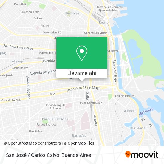 Mapa de San José / Carlos Calvo