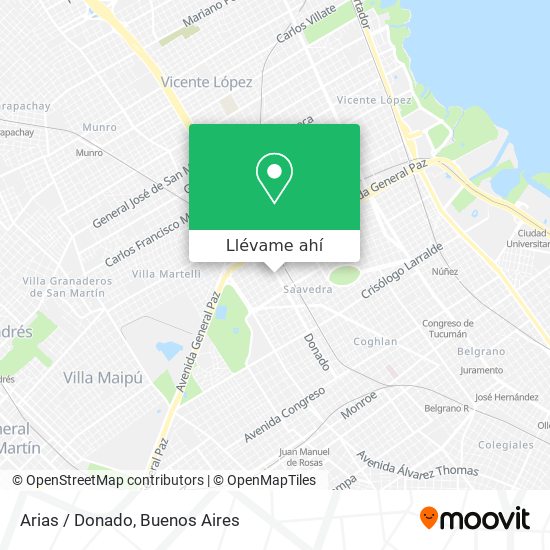 Mapa de Arias / Donado