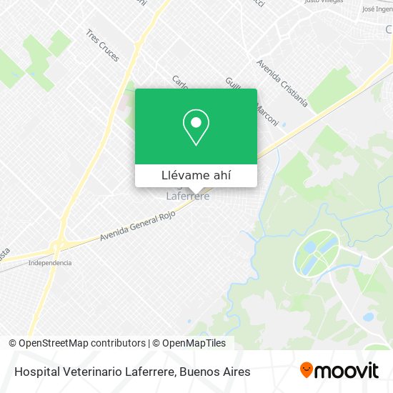 Mapa de Hospital Veterinario Laferrere