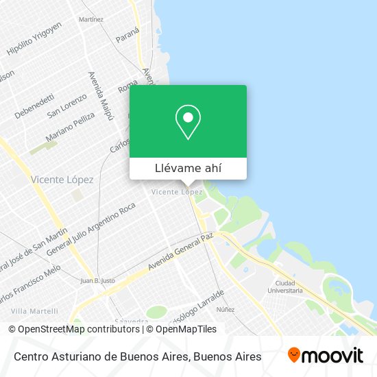 Mapa de Centro Asturiano de Buenos Aires