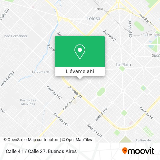 Mapa de Calle 41 / Calle 27