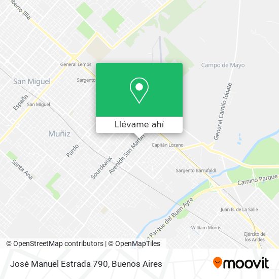 Mapa de José Manuel Estrada 790