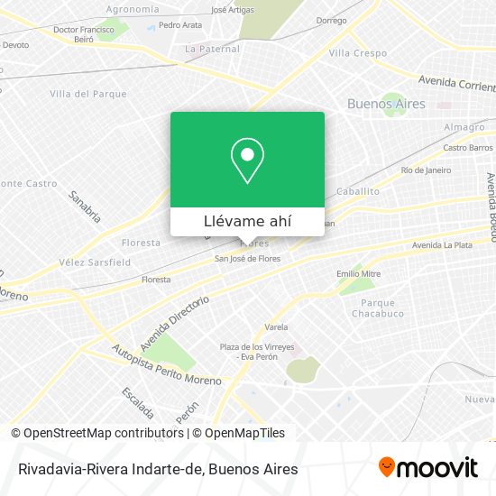 Mapa de Rivadavia-Rivera Indarte-de